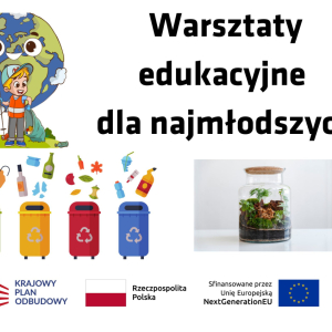 Plakat informacyjny - Warsztaty edukacyjne dla młodzieży