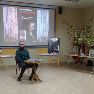 Autor Damian Śwircz - gość spotkania autorskiego