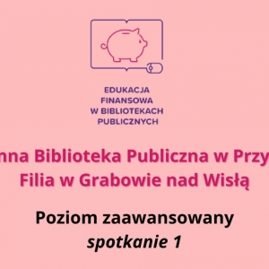 Finlit, logo, świnka, napisy, różowe tło